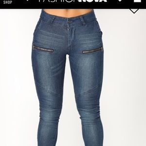 Fashion Nova Vroom Vroom Moto Skinny Jeans